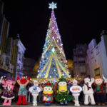 USJ巨大クリスマスツリー最後の点灯式レポ！プレス公開フロスティーショー（夜のキャラクターショー）