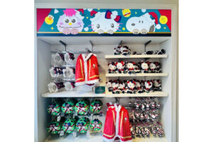 USJ2024年のクリスマスグッズ:キティちゃん、スヌーピー、モッピー