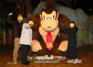 ドンキーコング 記念写真 夜間
