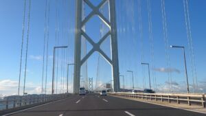 明石海峡大橋 淡路島方面