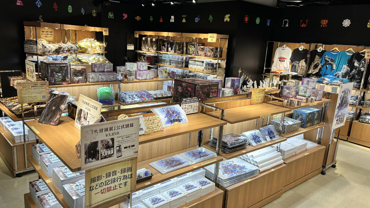 モンハン大狩猟展　グッズ売り場