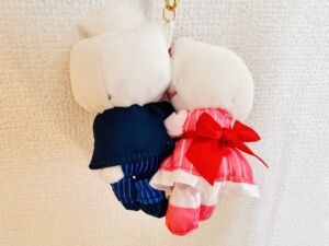 キティ&ダニエルペアマスコットキーチェーン