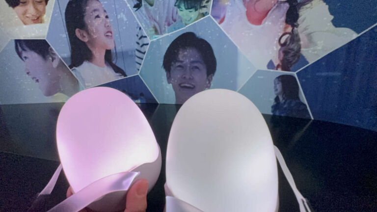 電力館　タマゴ型デバイス