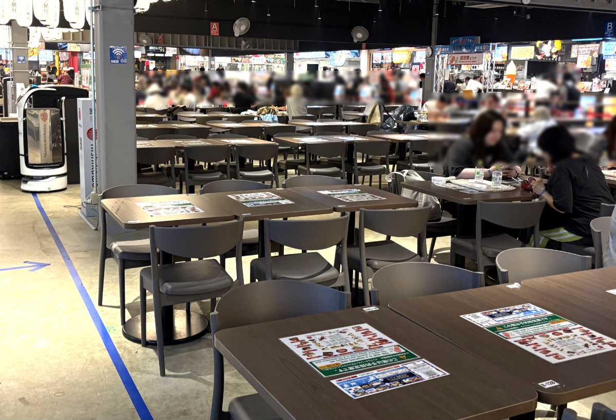 フードコート有料座席