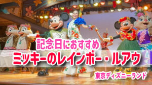 ショーレストラン「ミッキーのレインボー・ルアウ」体験談【東京ディズニーランド】