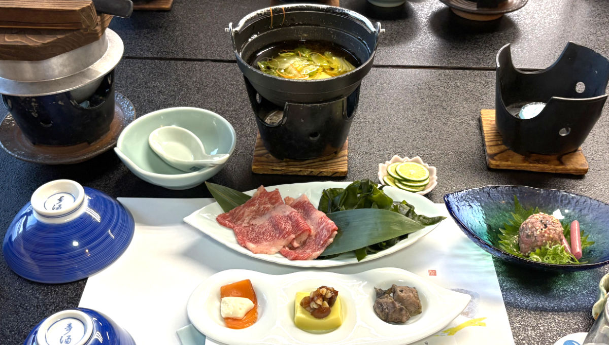 阿波牛★牛三昧会席 最初の状態