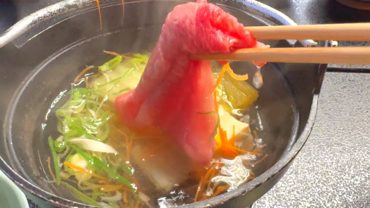 阿波牛のしゃぶしゃぶ