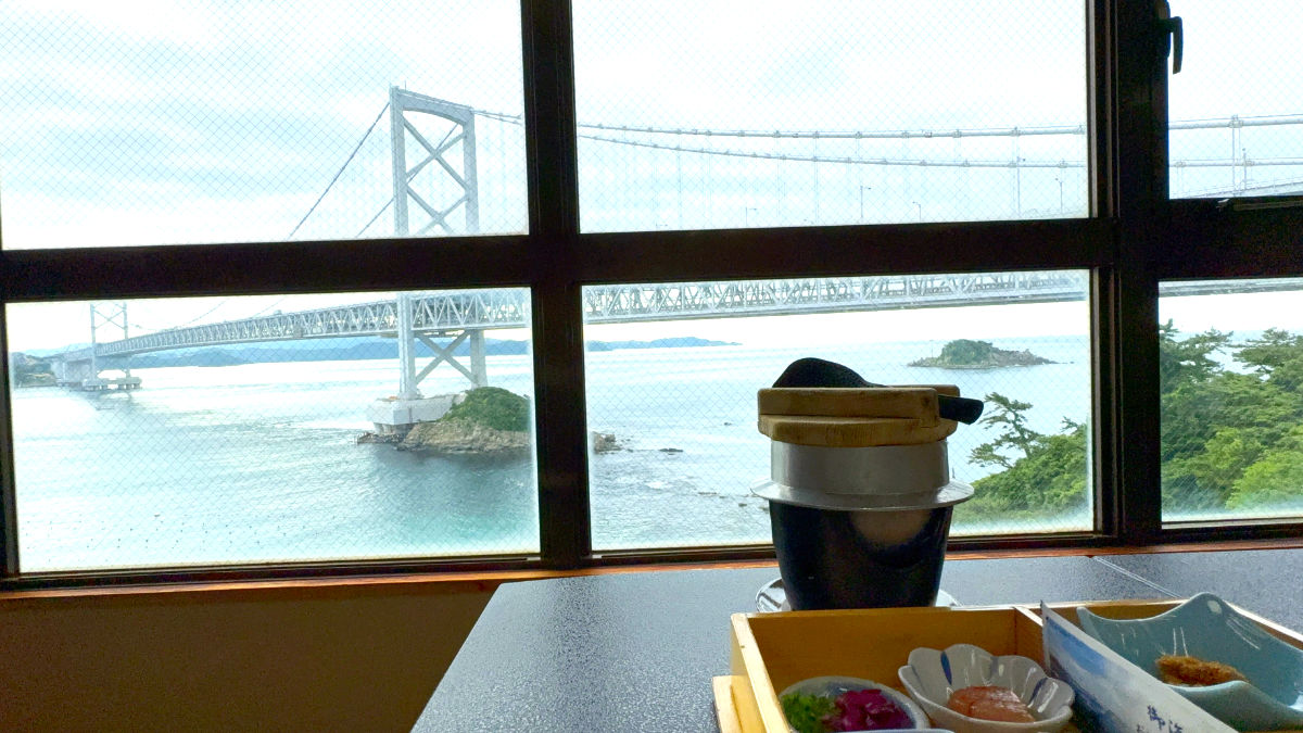 朝食会場からの景色