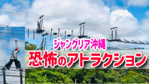 ジャングリア沖縄　スカイエンドトレッキング　恐怖のアトラクション