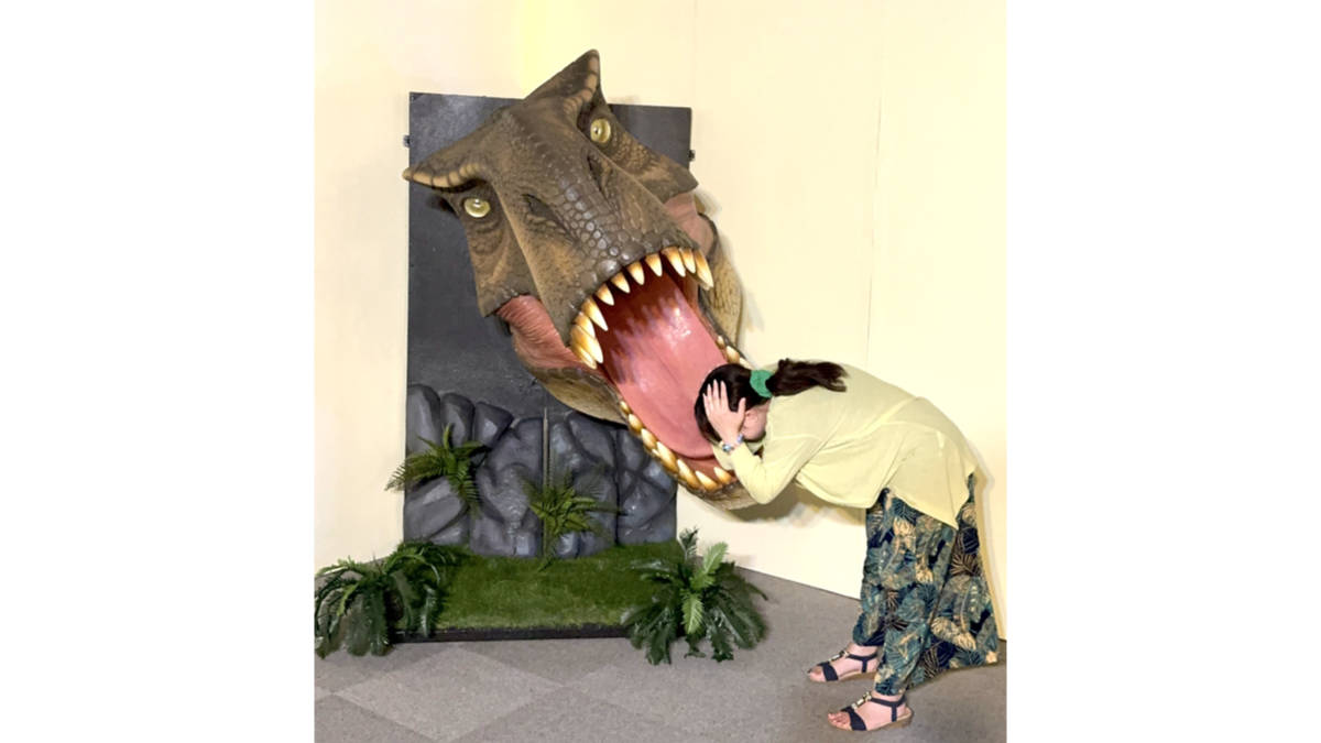 実物大のティラノサウルス
