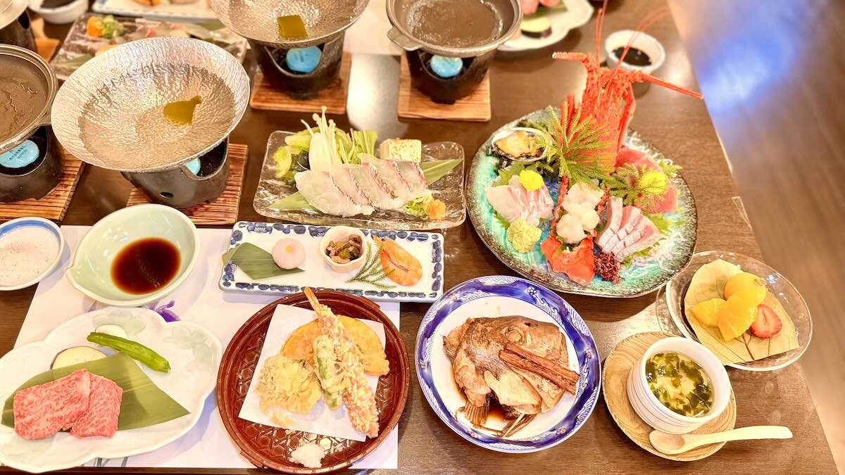 鯛・伊勢海老・熊野牛 贅沢三昧会席
