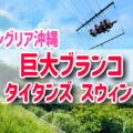 【ジャングリア沖縄】1度は憧れたであろう巨大ブランコに乗って爽快な空の旅へ