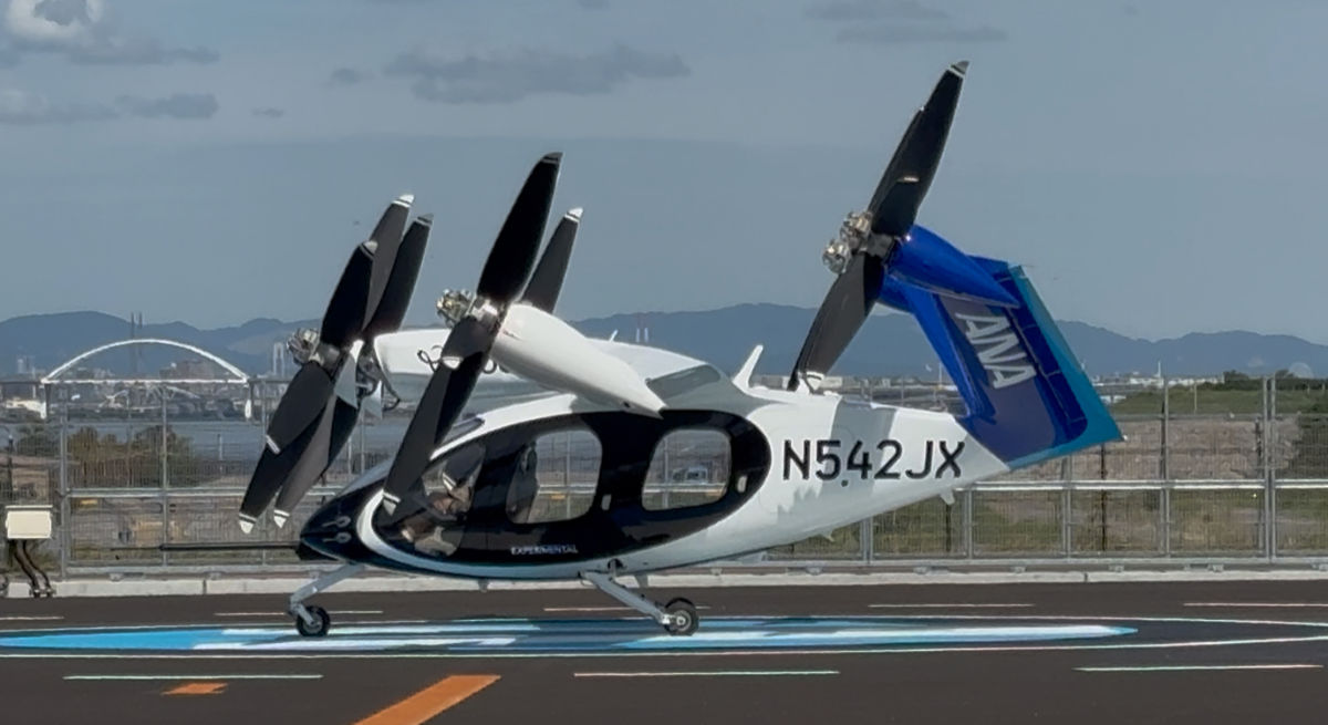 空飛ぶクルマ　クルーズ・モード　Joby S4　ANAホールディングス株式会社