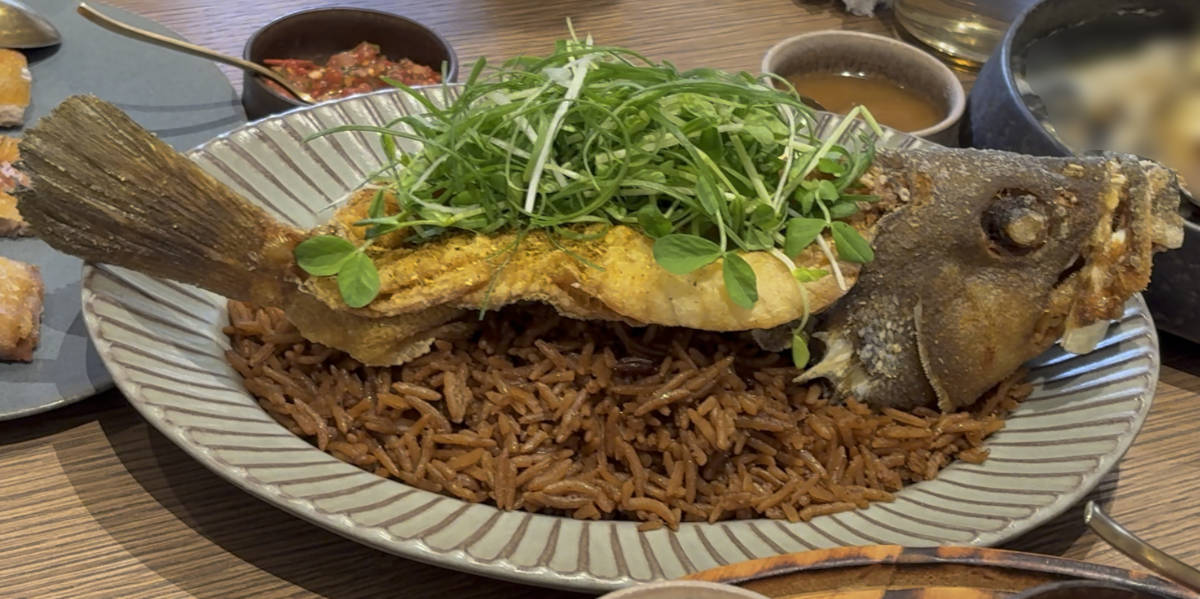 サウジアラビアレストラン　魚料理