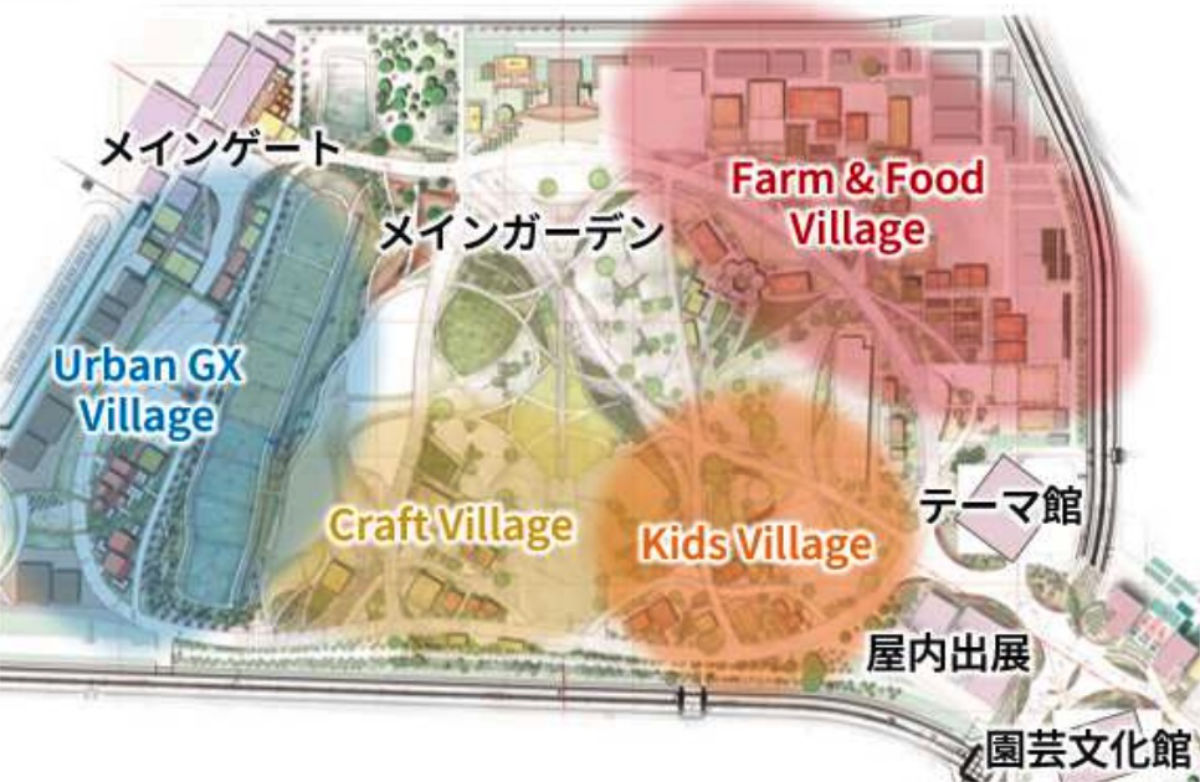 GREEN×EXPO 2027 地図