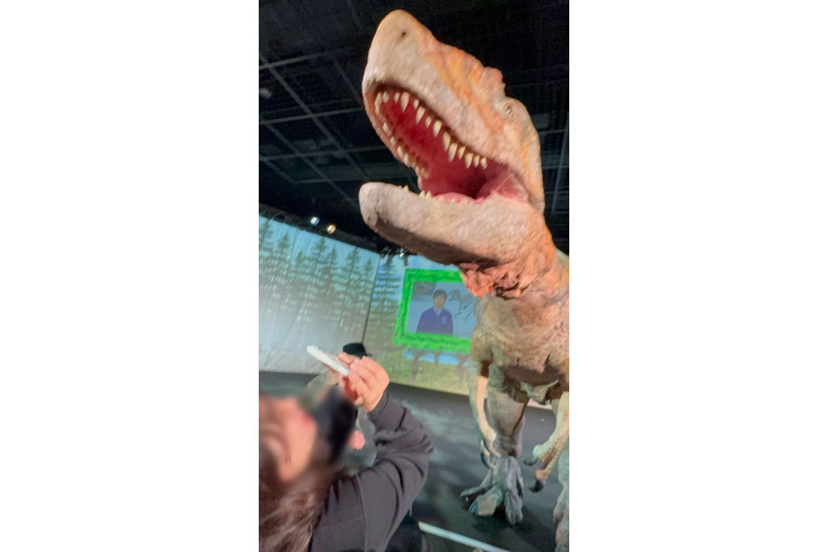 食べられそうになる観客