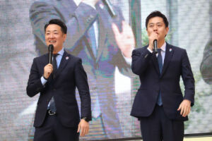 吉村大阪府知事、横山大阪市長
