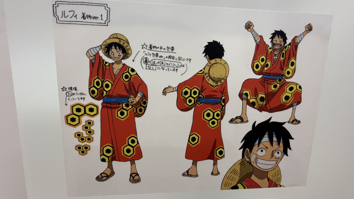 ルフィ　ワノ国編　設定資料