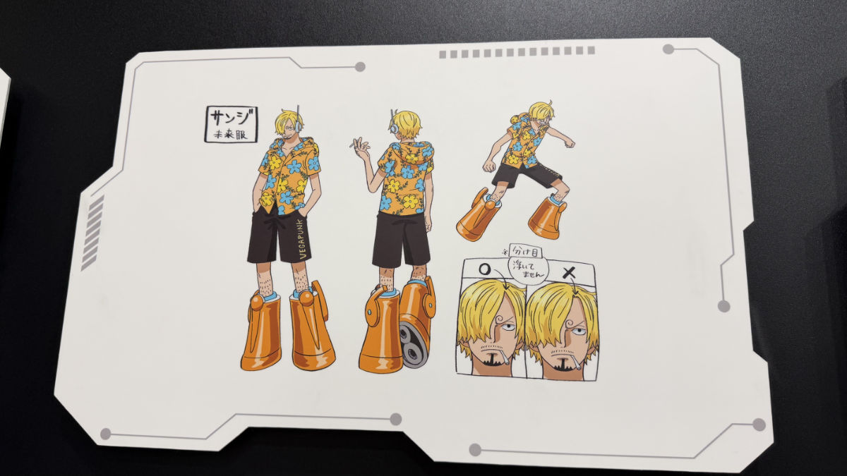 エッグヘッド編　サンジ　衣装　設定資料