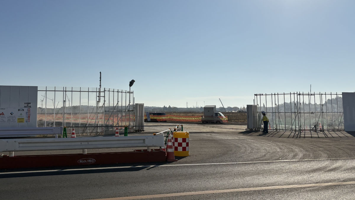 GREEN×EXPO 2027 会場　工事中