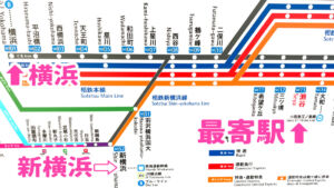 相鉄本線 横浜駅・新横浜・瀬谷駅