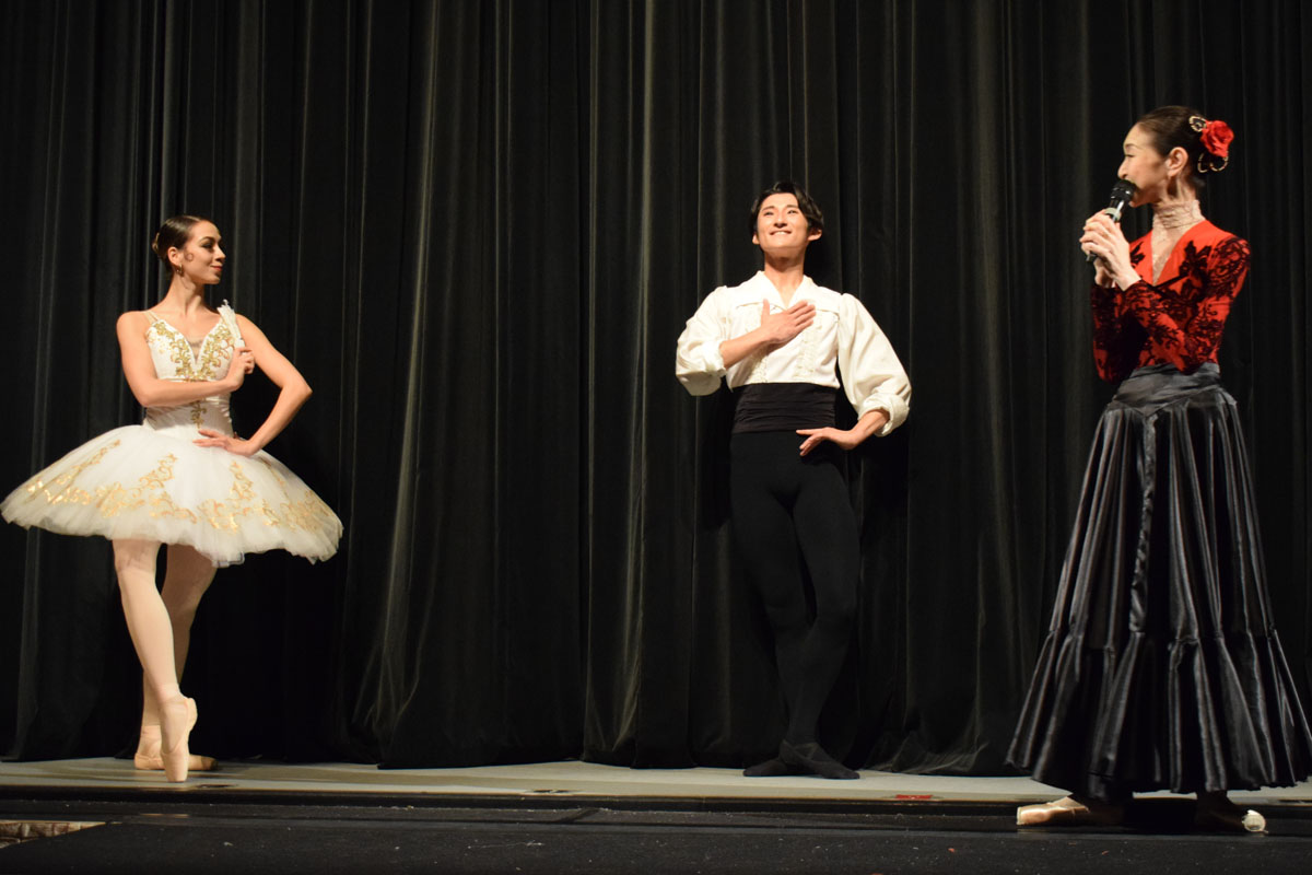 バジル役とキトリ役(トリプルキャスト)と針山さん