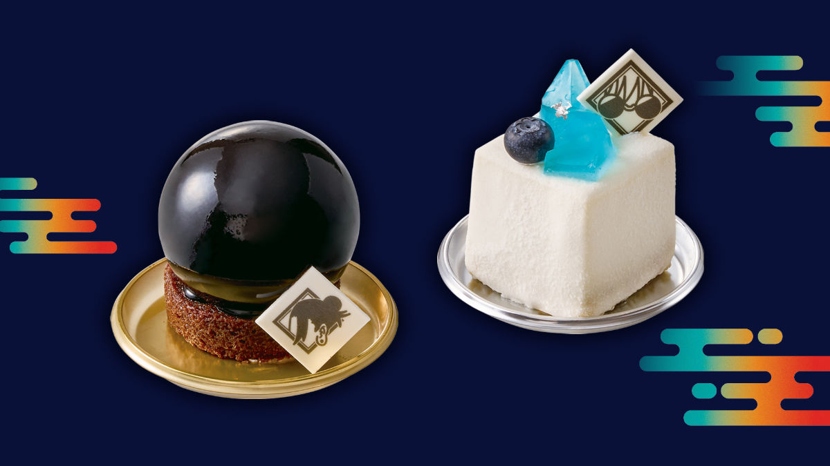 夏油 傑のムース ~チョコレート&オレンジ~」 「五条 悟のムース ~ヨーグルト&ブルーベリー~