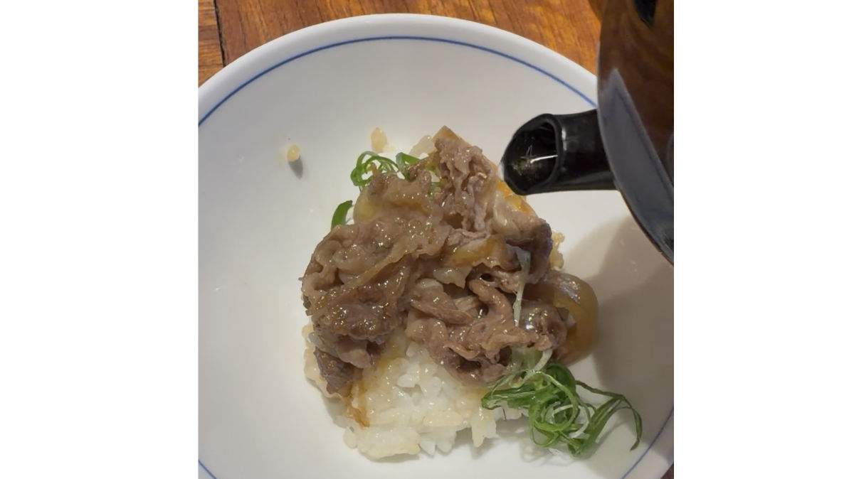 三種の和牛極み牛飯　朝御膳 出汁茶漬け