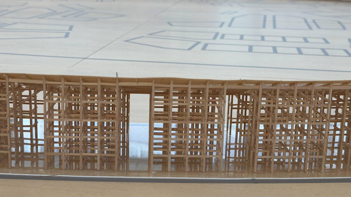 大屋根リング 模型