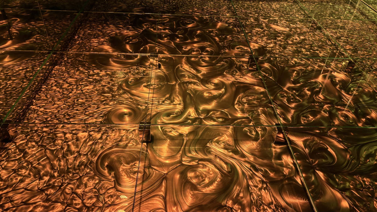 液体アート チームラボ