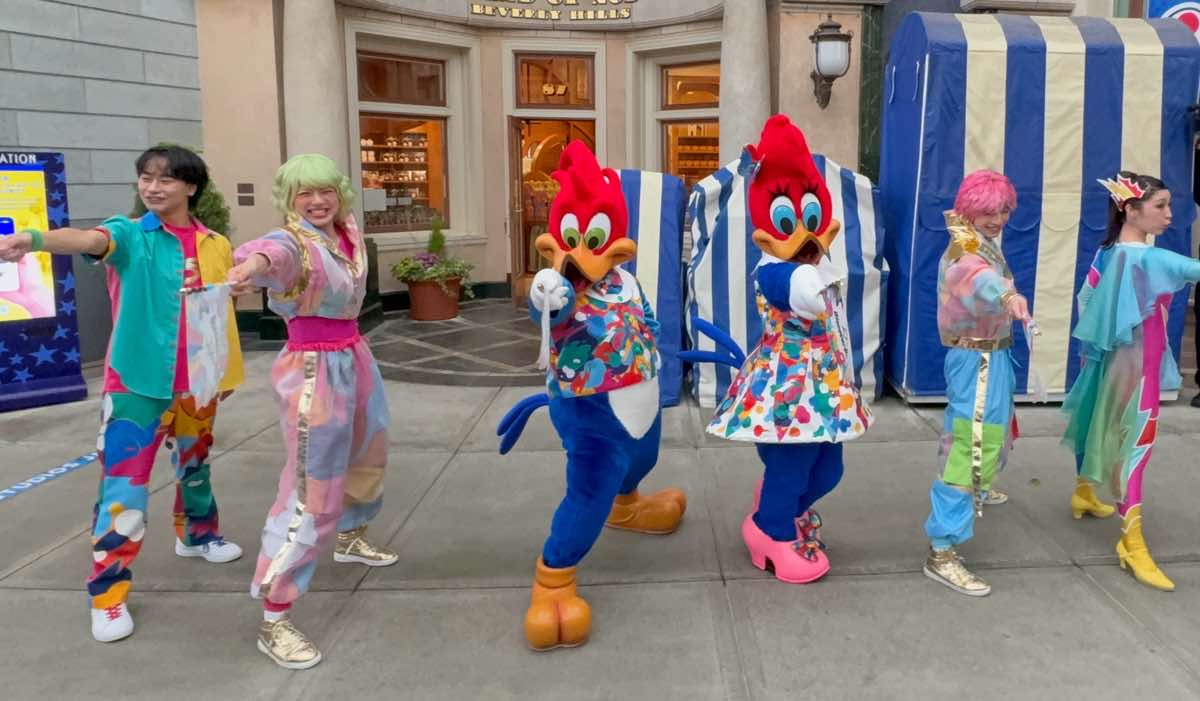 ウッディ、ウィニー　USJ25周年