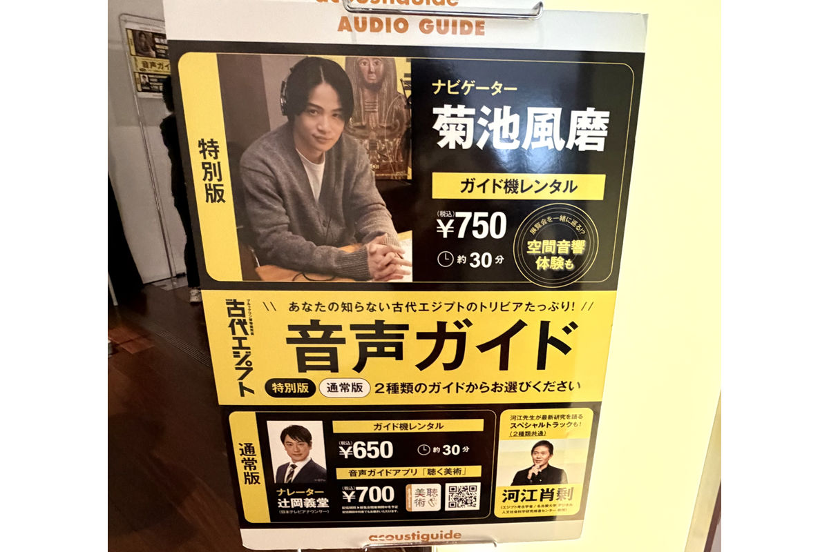 音声ガイドナビゲーターの特別版は菊池風磨さん
