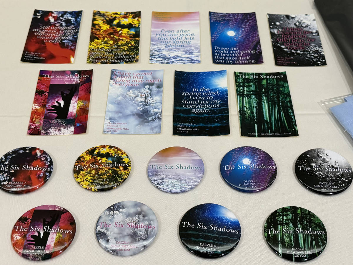 KYOTO NIPPON FESTIVAL2026ー時をこえ、華ひらく庭ー　グッズ　ステッカー、缶バッチ