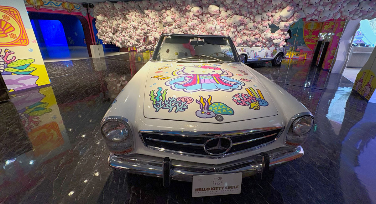 ハローキティとダニエルのドライブ