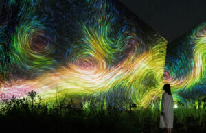大阪・長居で春限定の夜アート体験!チームラボの桜が輝く幻想イベント