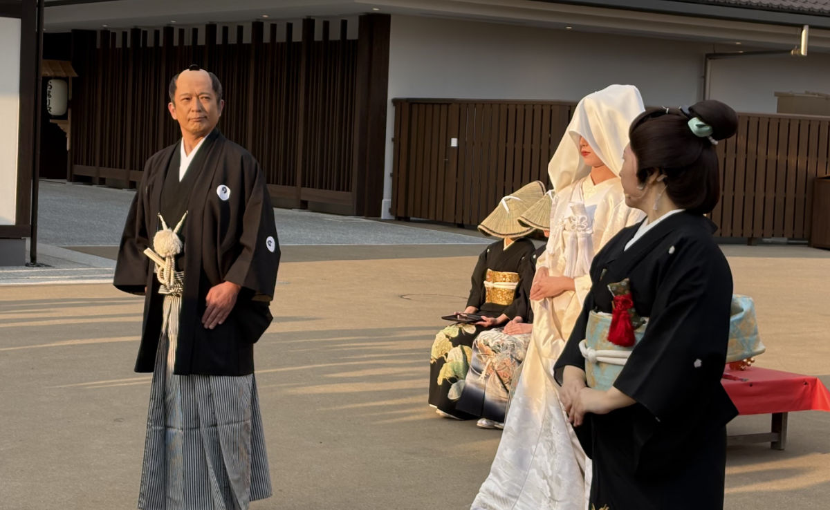 花嫁道中 実家を出発
