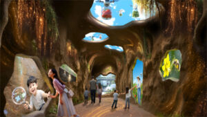 微生物の展示