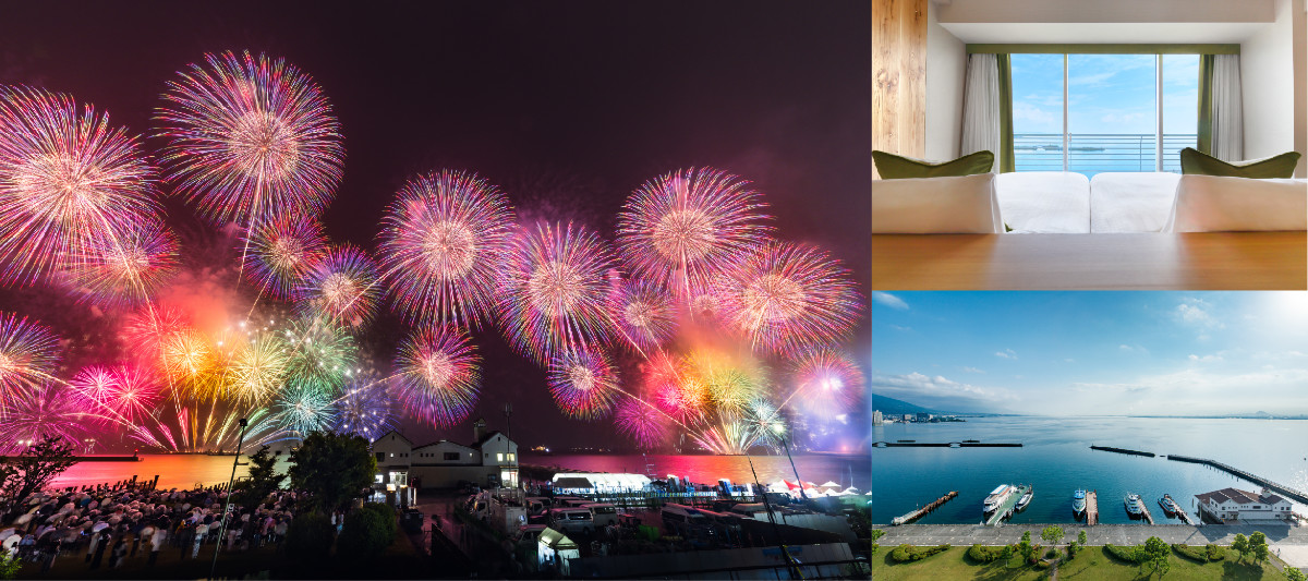 琵琶湖ホテル　花火大会