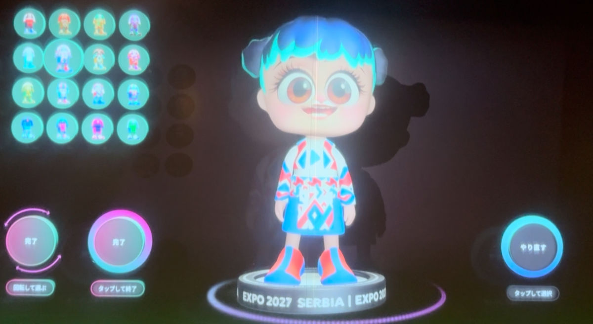 ベオグラード万博　キャラクター