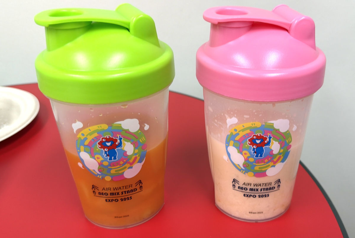 ロボットが作るスムージー