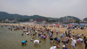 神戸須磨　潮干狩り