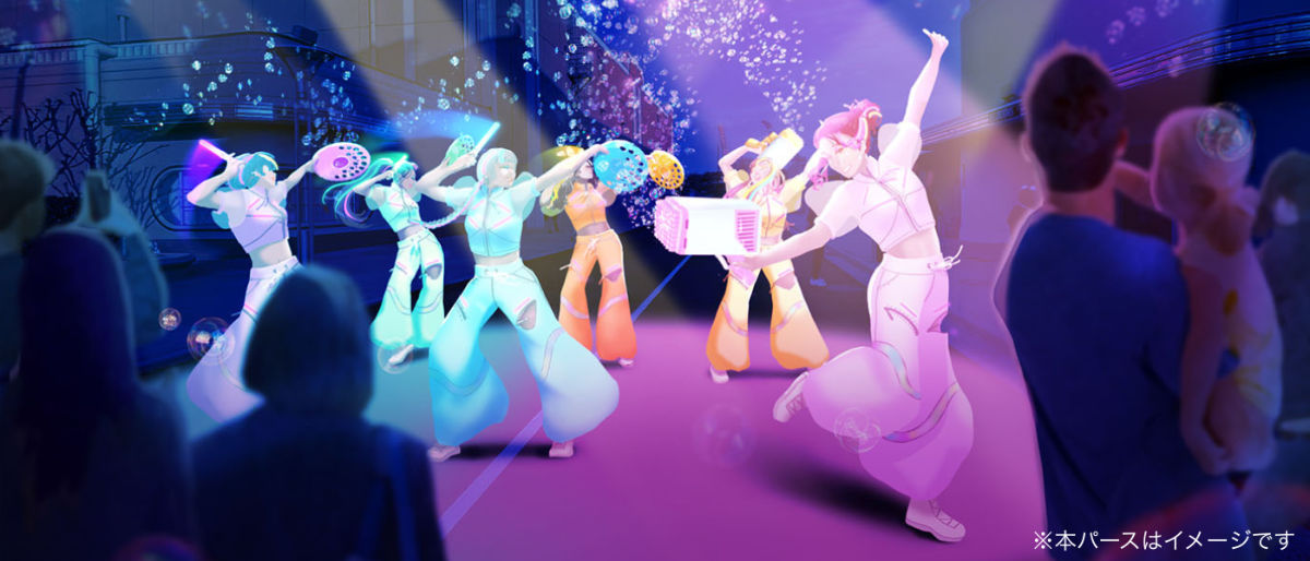 USJシャボン玉ショー　サマーナイト・バブル・ファンタジー