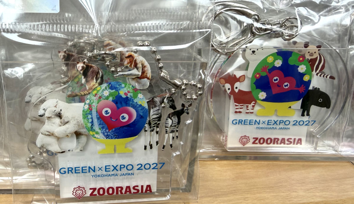 アクリルキーホルダー　トゥンクトゥンクとズーラシアの動物