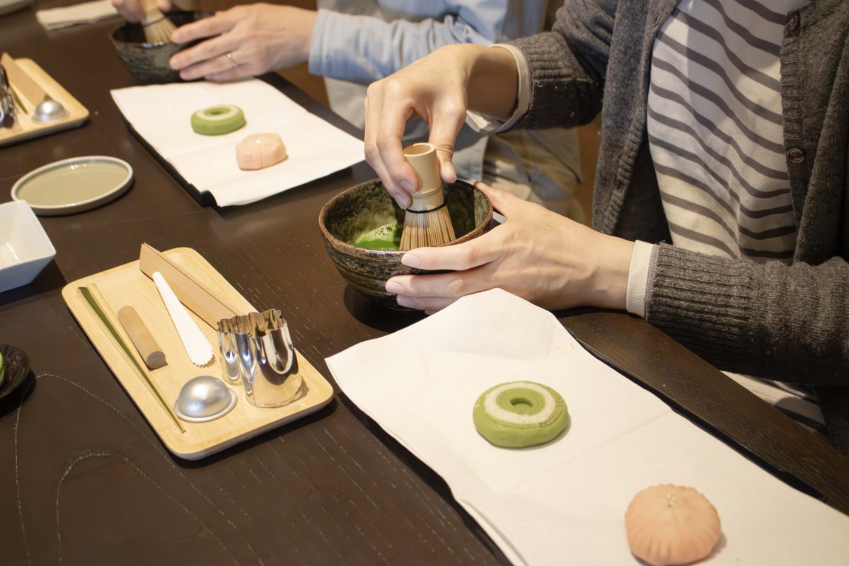 お抹茶点て体験