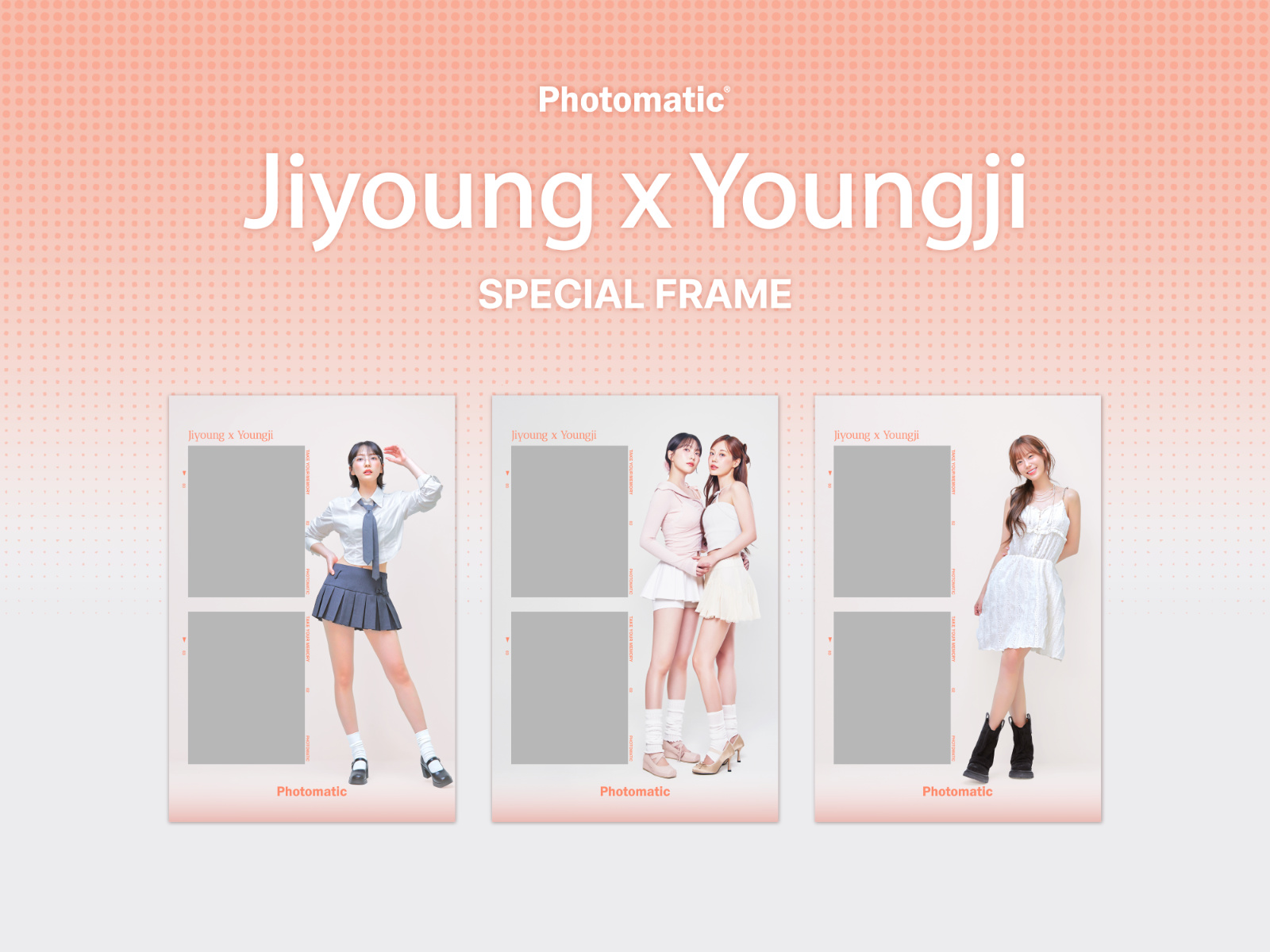 「JIYOUNGJI」のふたりがデザインされた新フレーム