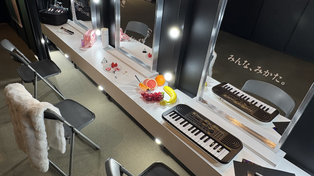 LiSAさんの楽屋