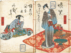 偐紫田舎源氏 柳亭種彦作・歌川国貞(三代豊国)画 江戸時代・文政12~天保13年(1829~42) 東京国立博物館蔵