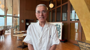 オールデイダイニング「淡路東迎」。監修シェフ・浅井東迎さん 大阪は心斎橋より沖縄へお引越し完全予約の2組限定の店舗を経営