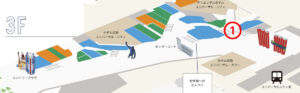ユニバーサルシティウォーク コインロッカー地図