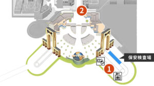 USJコインロッカー地図